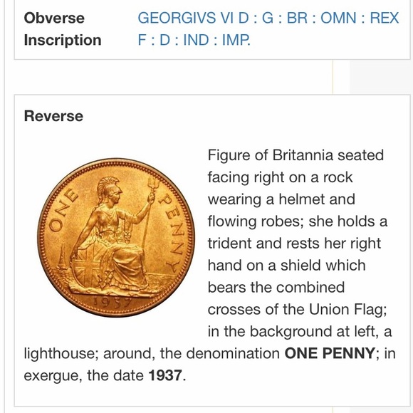 Handcrafted Coin Ring | British One Penny 1937 - Picture 13 of 14